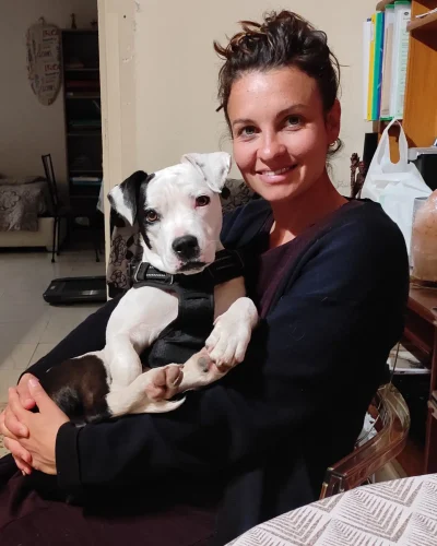 Une communicatrice animale, amoureuse des animaux.